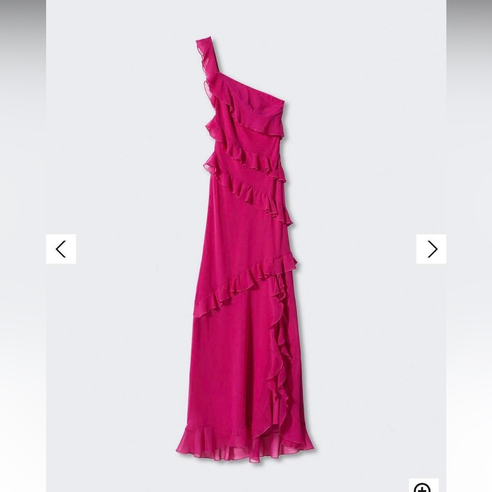 MANGO Pink Savannah Dress